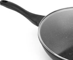 Swiss Pro+ Wokpan - Met Glazen Deksel - 28cm - Zwart 9 Swiss Pro+ Wokpan - Met Glazen Deksel - 28cm - Zwart -Keukenseries Speciaal Winkel 1200x997 2