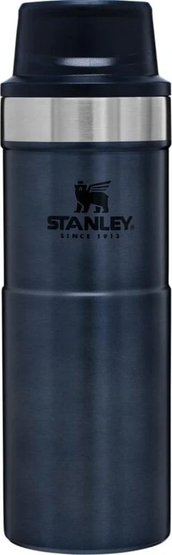 Stanley Trigger-Action Travel Mug 0.47L - Thermosfles - Matt Black -Keukenseries Speciaal Winkel 372x1200