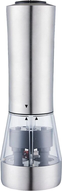 KROMS Peper En Zoutmolen Set - Peper En Zoutmolen Set Elektrisch -2 In 1 - Instelbare Maalgraad - Pepermolen - Zoutmolen - Peper En Zoutmolen Elektrisch -Keukenseries Speciaal Winkel 392x1200