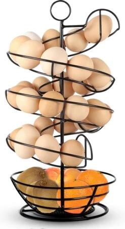 Eiermand – Eierrek – Eierhouder – Eieren – Zwart - Pasen - Tot 40 Eieren - BAULK® 12 Eiermand – Eierrek – Eierhouder – Eieren – Zwart - Pasen - Tot 40 Eieren - BAULK® -Keukenseries Speciaal Winkel 654x1200