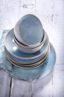 Palmer Serviesset Light Blue Sea Stoneware 6-persoons 24-delig Blauw -Keukenseries Speciaal Winkel 800x1200 17