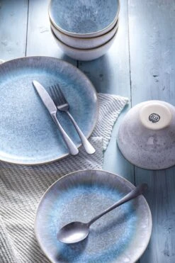 Palmer Serviesset Light Blue Sea Stoneware 6-persoons 24-delig Blauw -Keukenseries Speciaal Winkel 800x1200 18