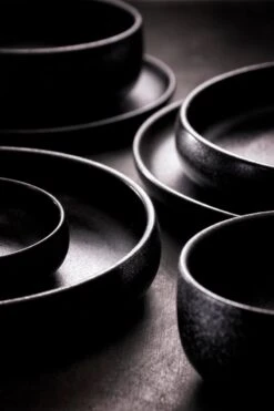 Maastricht Porselein Serviesset Universe Porselein 6-persoons 24-delig Zwart -Keukenseries Speciaal Winkel 800x1200 6