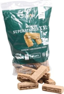 FIRE UP PREMIUM XXL SUPERSTARTERS 8 Zakken Van 34 ST -Keukenseries Speciaal Winkel 822x1200