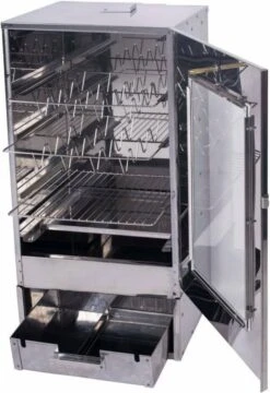 2-L Home & Garden XL Rookoven - RVS - 80x40x28 Cm - 3 Etages 28 2-L Home & Garden XL Rookoven - RVS - 80x40x28 Cm - 3 Etages -Keukenseries Speciaal Winkel 824x1200 1