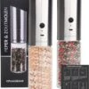 DODANA Premium Peper - & Zoutmolen Elektrisch - 1 Stuk - Pepermolen - Zoutmolen - Oplaadbaar - USB - Elektrische Pepermolen - RVS - Zwaartekracht Functie - LED Lamp - Nl Handleiding - Incl Borsteltje -Keukenseries Speciaal Winkel 853x1200 1