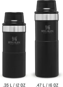 Stanley Trigger-Action Travel Mug 0.47L - Thermosfles - Matt Black -Keukenseries Speciaal Winkel 875x1200