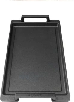 Eurolux Teppanyaki Plaat Met Grepen - 41 X 24 X 2.5 Cm - Zwart - Aluminium - Geschikt Voor Alle Warmtebronnen -Keukenseries Speciaal Winkel 878x1200