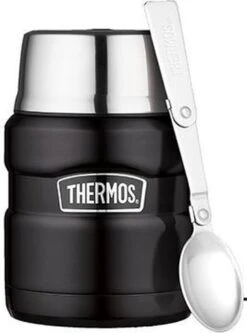 Thermos King Voedseldrager - 47 Cl - Mat Zwart -Keukenseries Speciaal Winkel 890x1200