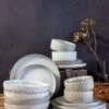 Selinex Stoneware - Serviesset - Grijs - 16 Delig 4 Persoons - CADEAUTIP - CADEAU -Keukenseries Speciaal Winkel 919x1200
