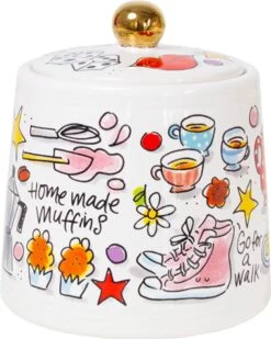 Blond Amsterdam, Happy - Suikerpot Goud -Keukenseries Speciaal Winkel 959x1200 1