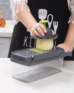 Merkloos Mandoline – Multifunctionele Groentesnijder – Nicer Dicer -Keukenseries Speciaal Winkel 963x1200