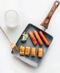 Zaigon All In 1 Pan - Inductie + Vaatwasmachinebestendig - Kleine Pan - Omeletpan - Tamagoyaki Pan - Tamago Pan - Vierkante Pan - Sushi Pan - Vierkante Pan -Keukenseries Speciaal Winkel 994x1200